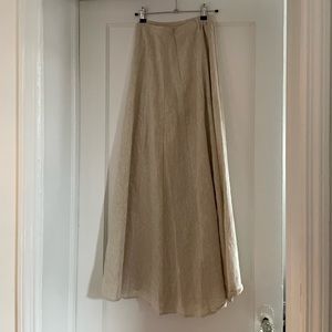 DISSH LINEN MAXI SKIRT